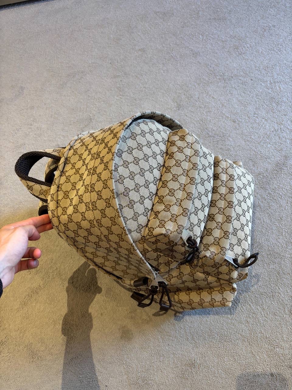 GUCCI Backpack side view - Men luxury Bags