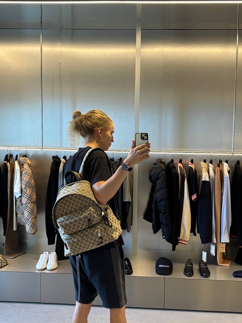 GUCCI Backpack front view - Men luxury Bags