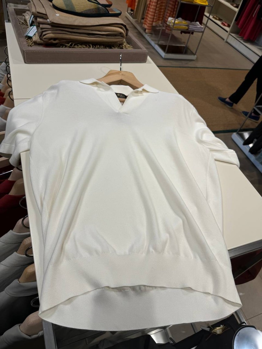 LORO PIANA T-shirt and Polo front view - Men's luxury Clothes