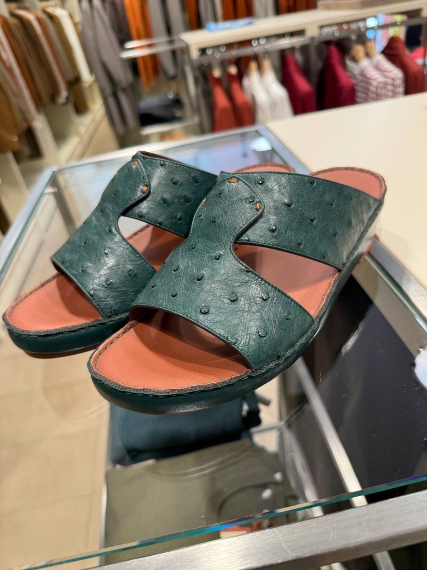 LORO PIANA Slides side view - Men's luxury Shoes