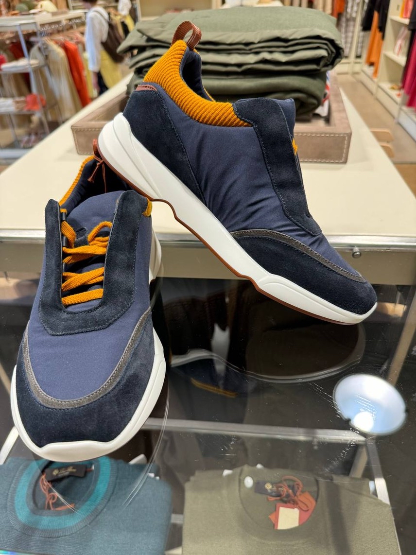 LORO PIANA Sneakers front view - Men's luxury Shoes
