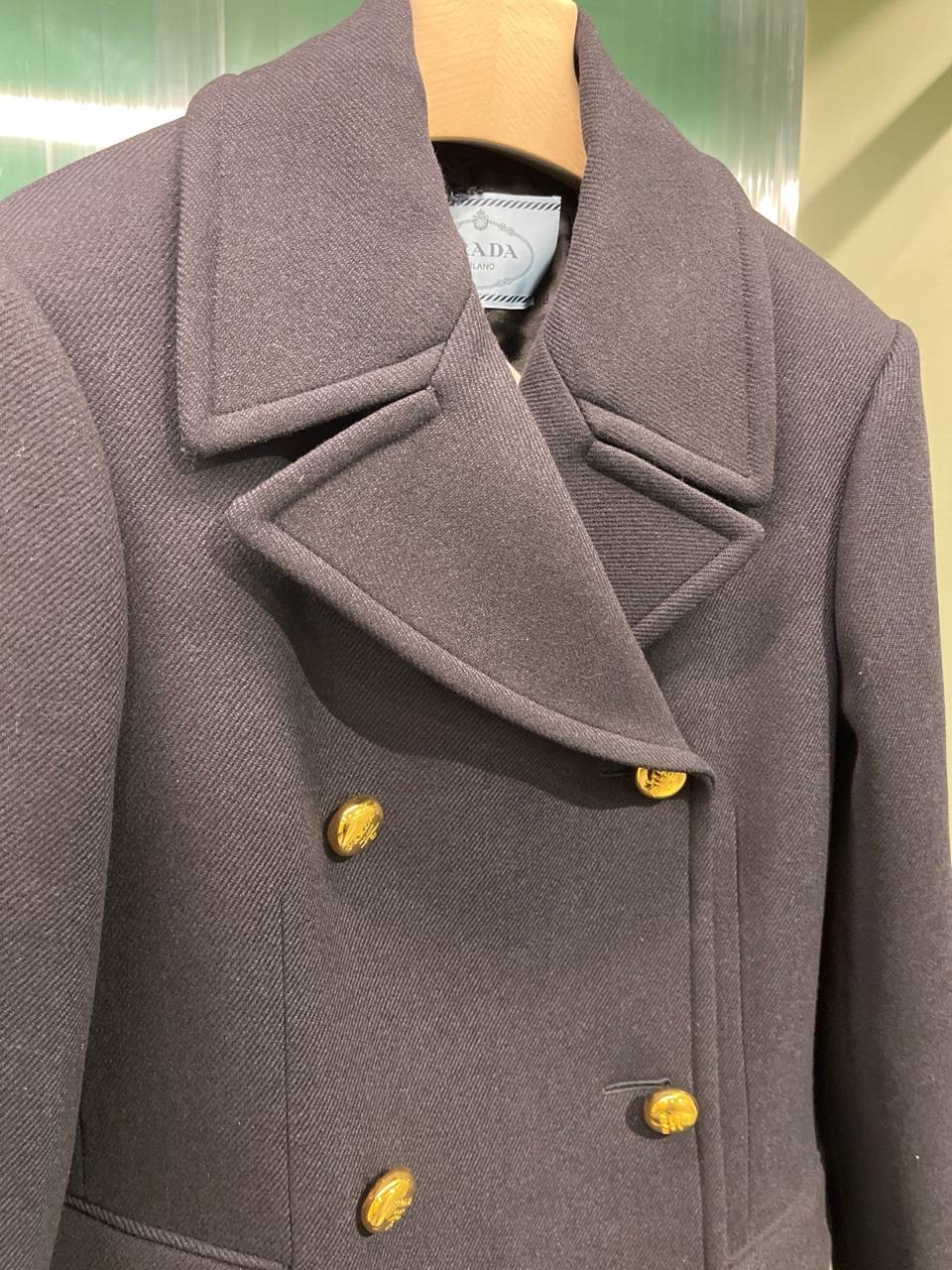 PRADA Coats side view - Women luxury Clothes