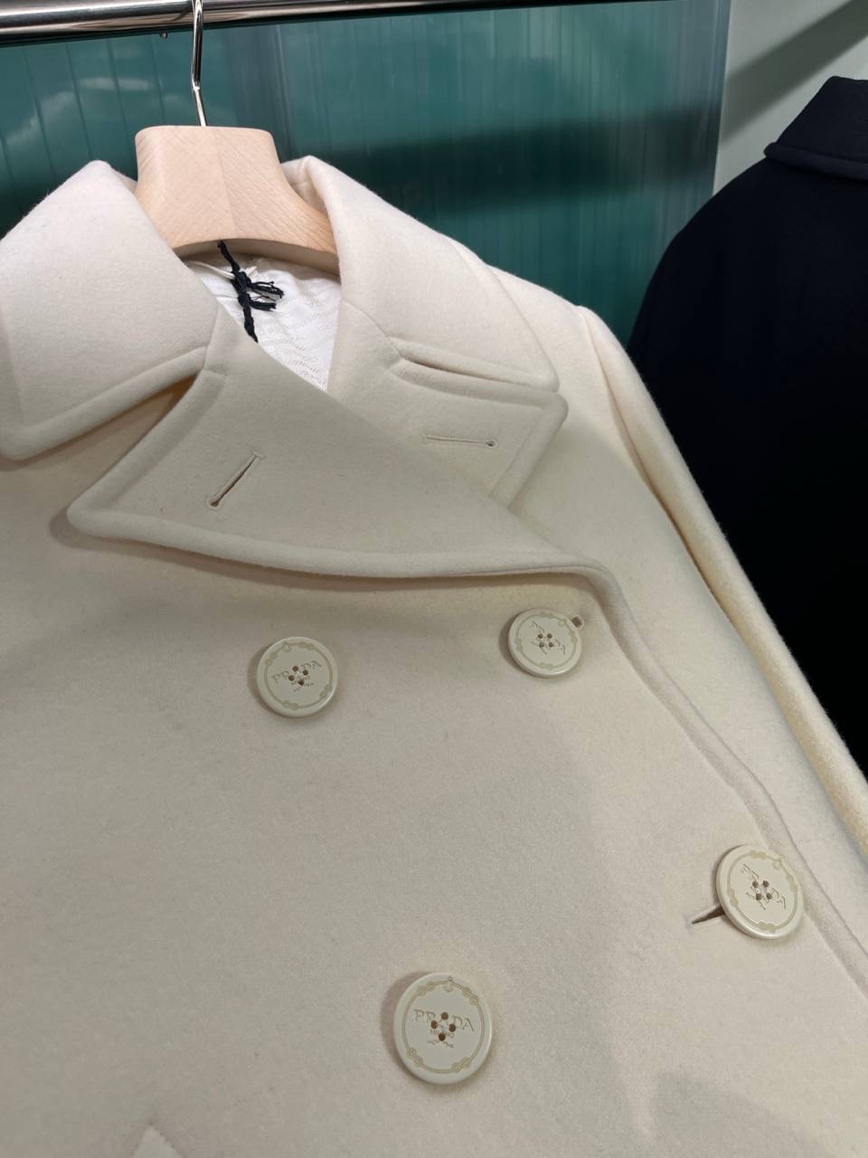 PRADA Coats side view - Women luxury Clothes