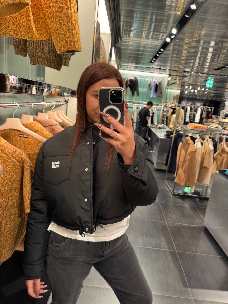 MIU MIU Down jacket side view - Women luxury Clothes