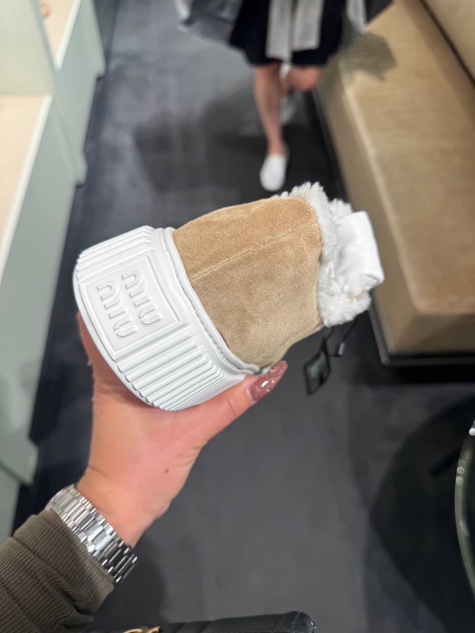 MIU MIU Sneakers side view - Women luxury Shoes