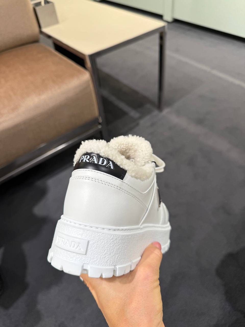 PRADA Sneakers side view - Women luxury Shoes