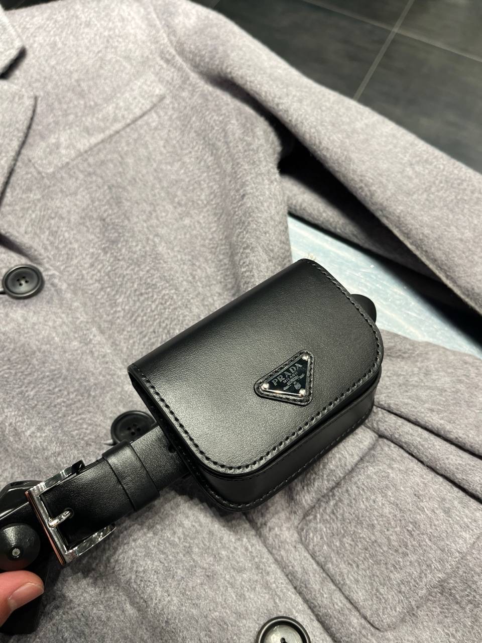 PRADA Coats side view - Women luxury Clothes