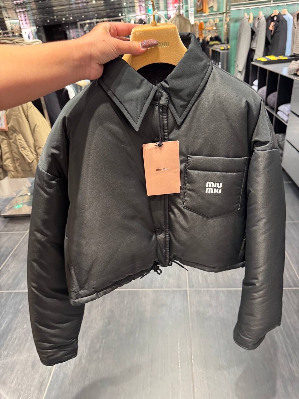 MIU MIU Down jacket front view - Women luxury Clothes