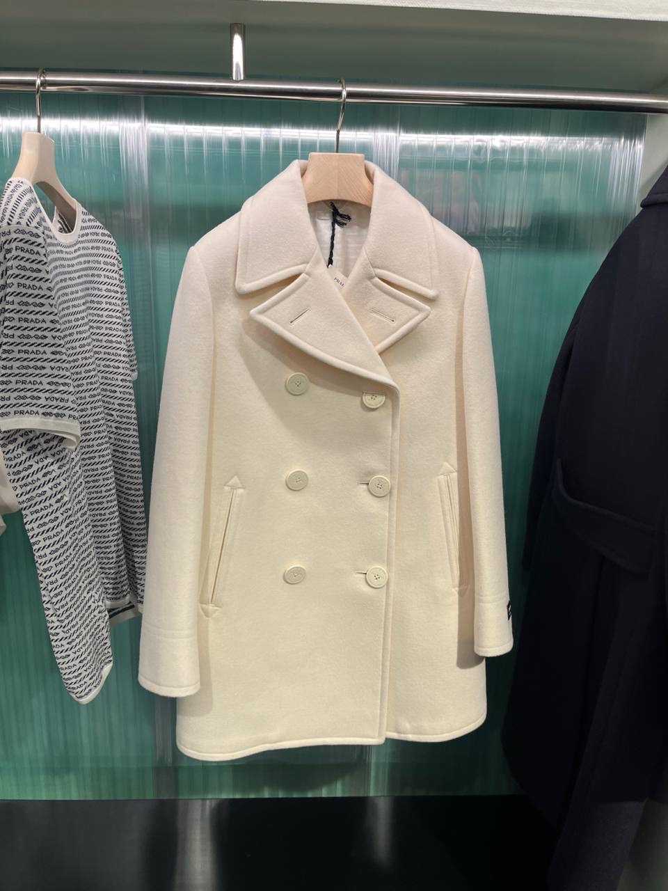 PRADA Coats front view - Women luxury Clothes