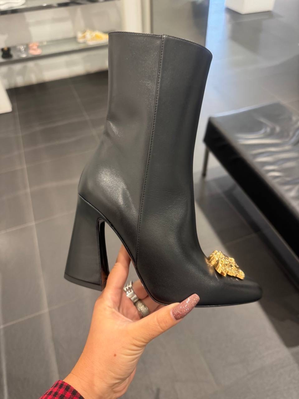 VERSACE Boots front view - Women luxury Shoes