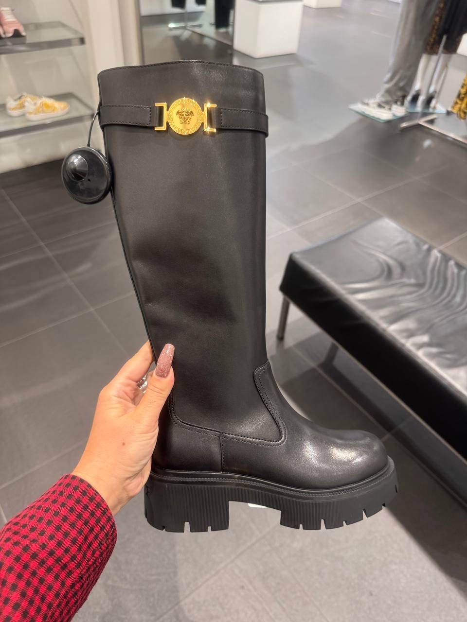 VERSACE Boots front view - Women luxury Shoes