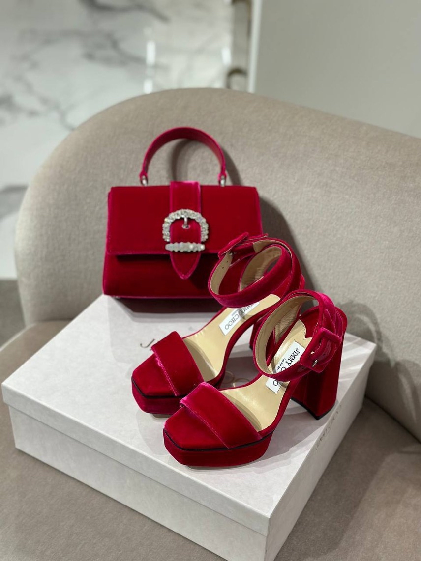 JIMMY CHOO Sandals side view - Women's luxury Shoes
