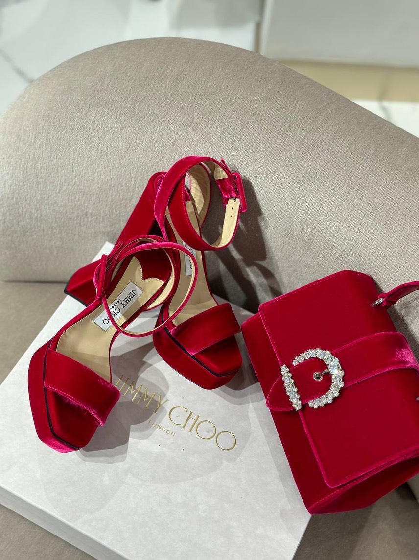 JIMMY CHOO Sandals front view - Women's luxury Shoes