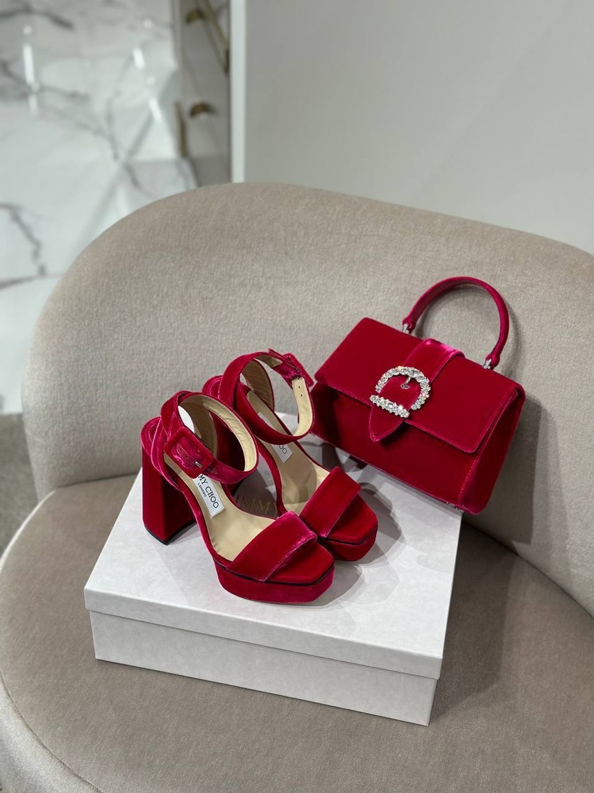 JIMMY CHOO Sandals side view - Women's luxury Shoes