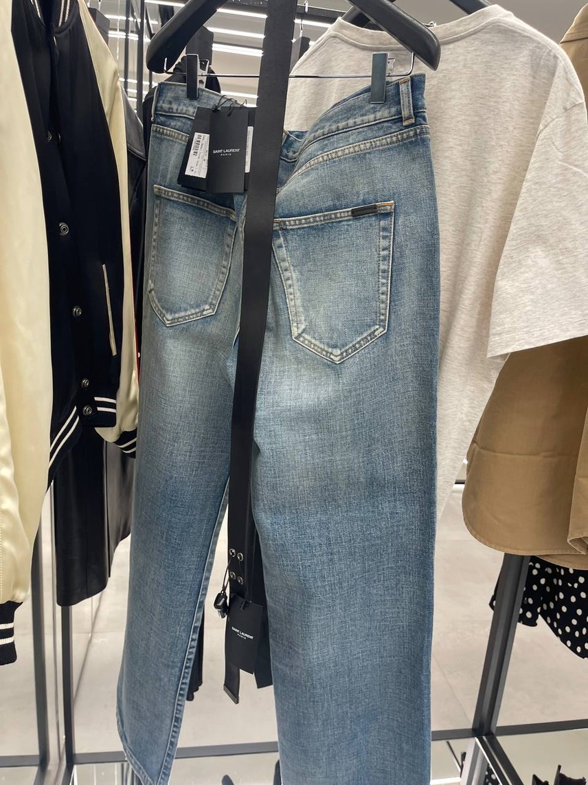 YVES SAINT LAURENT Denim side view - Women's luxury Clothes