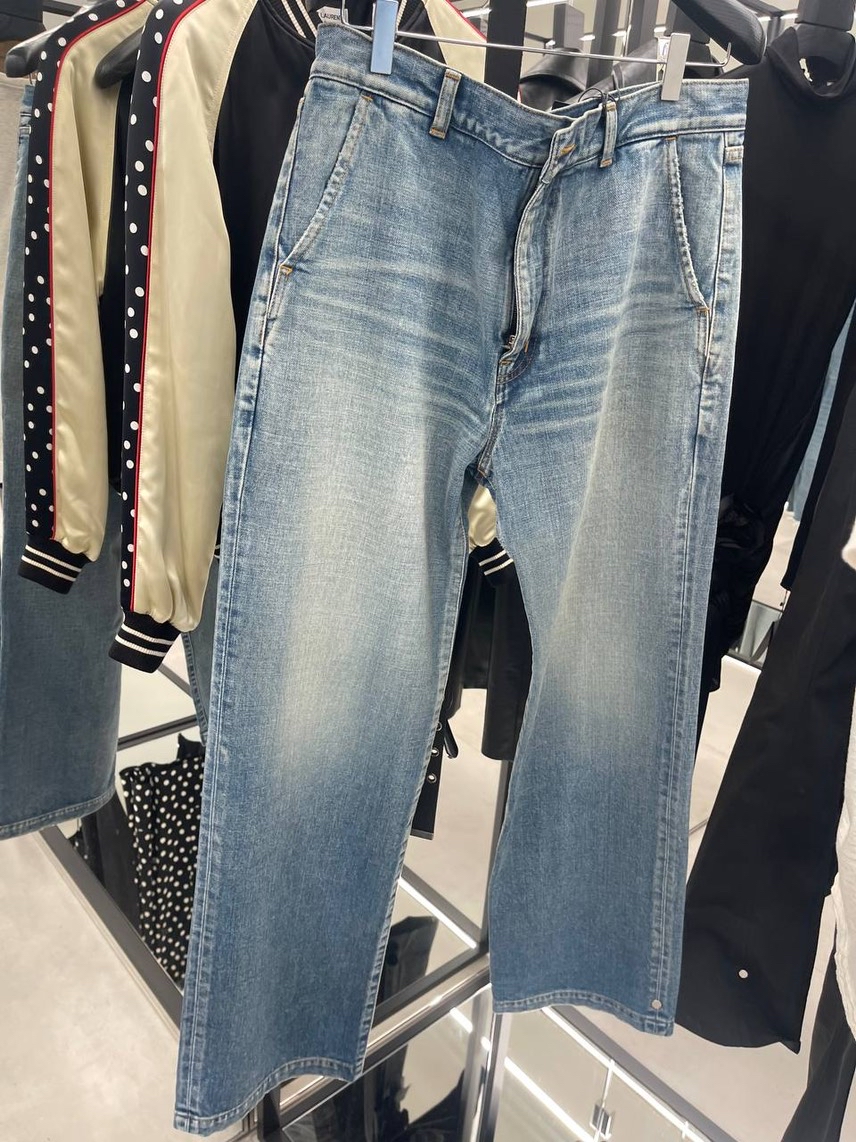 YVES SAINT LAURENT Denim front view - Women's luxury Clothes