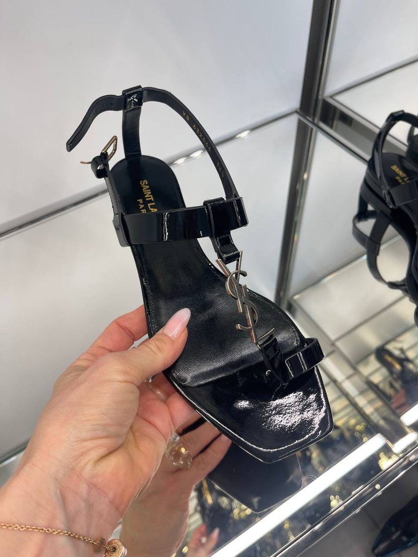 YVES SAINT LAURENT Sandals side view - Women's luxury Shoes
