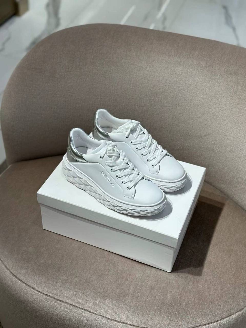 JIMMY CHOO Sneakers side view - Women's luxury Shoes