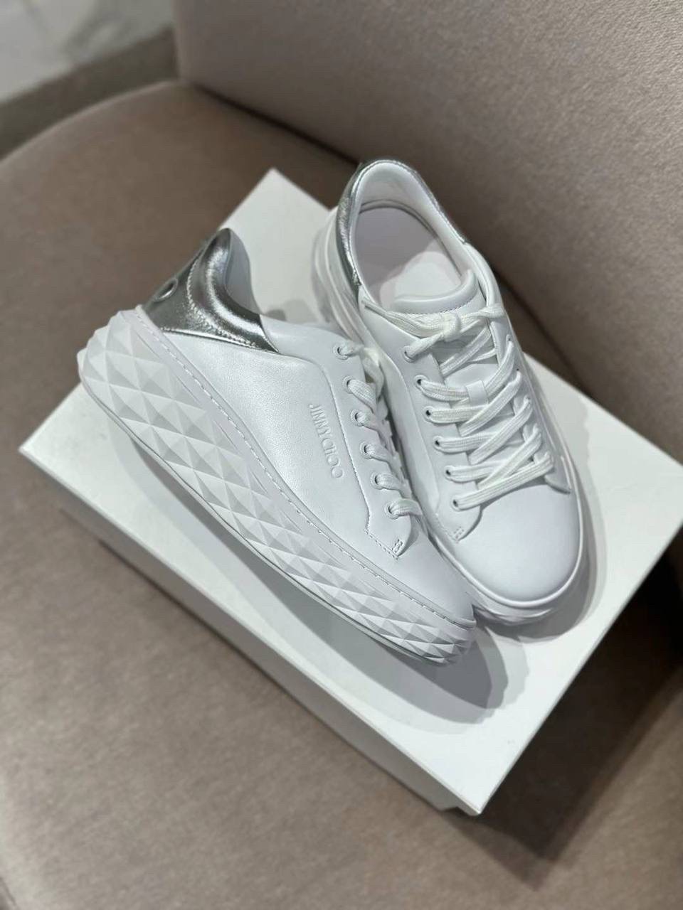 JIMMY CHOO Sneakers front view - Women's luxury Shoes