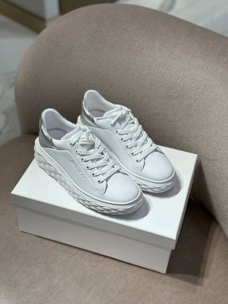 JIMMY CHOO Sneakers side view - Women's luxury Shoes