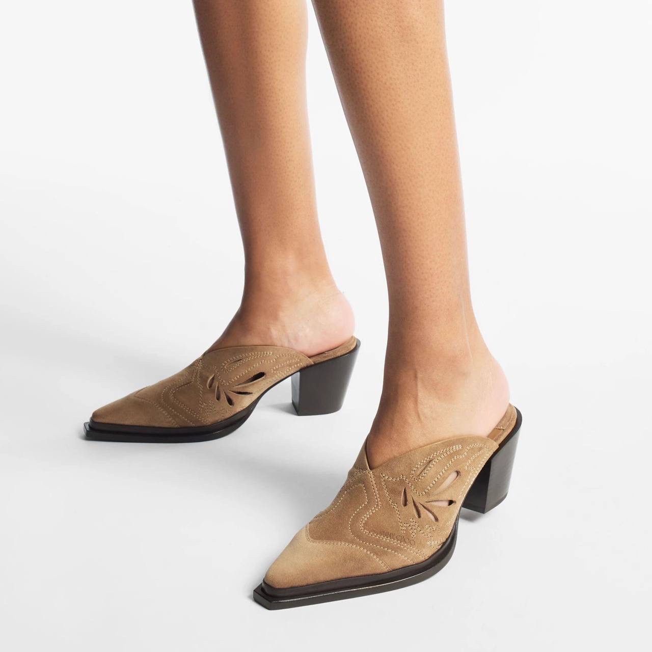 JIMMY CHOO Mules side view - Women's luxury Shoes