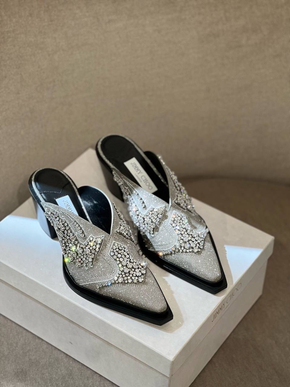 JIMMY CHOO Mules front view - Women's luxury Shoes