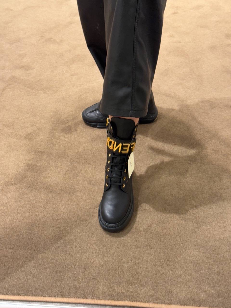 FENDI Boots side view - Women's luxury Shoes