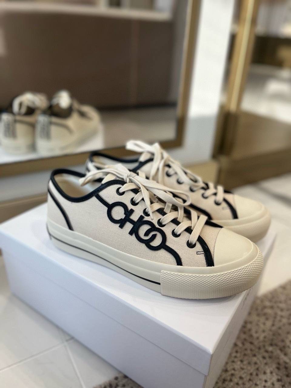 JIMMY CHOO Sneakers side view - Women's luxury Shoes