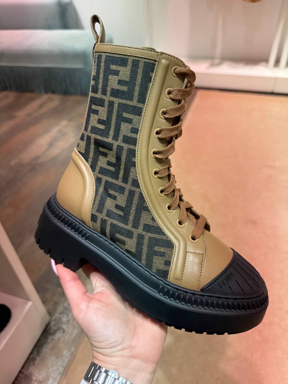 FENDI Boots front view - Women's luxury Shoes