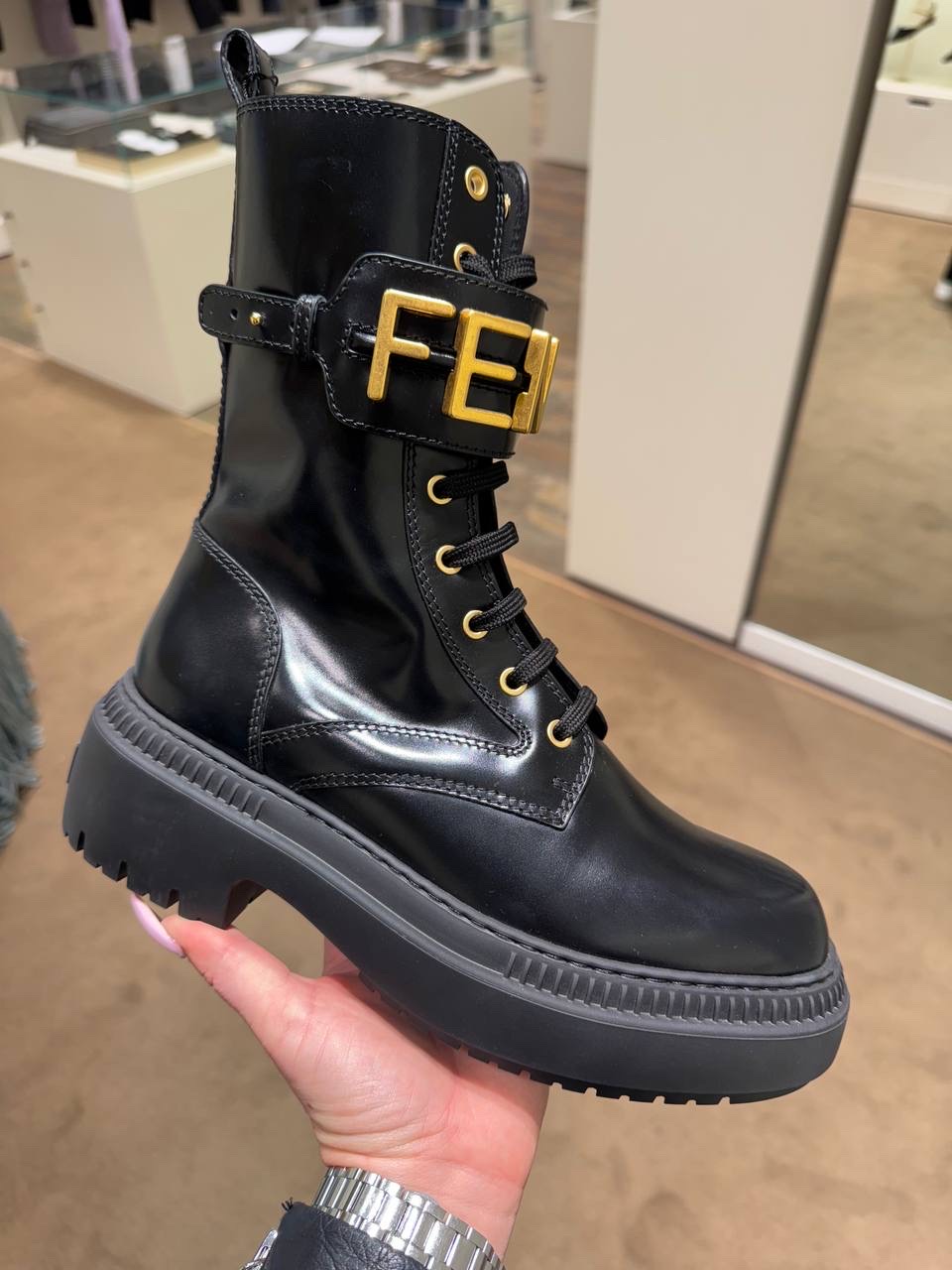 FENDI Boots front view - Women's luxury Shoes