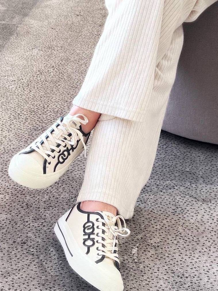 JIMMY CHOO Sneakers side view - Women's luxury Shoes