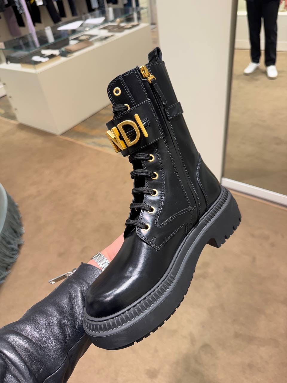 FENDI Boots side view - Women's luxury Shoes
