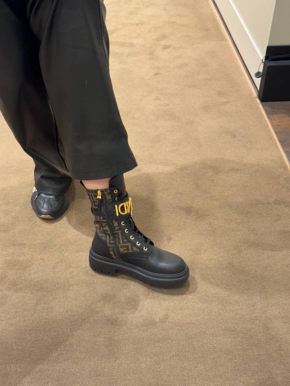 FENDI Boots side view - Women's luxury Shoes