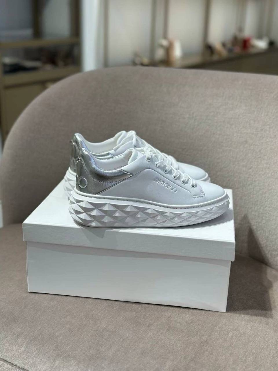 JIMMY CHOO Sneakers side view - Women's luxury Shoes