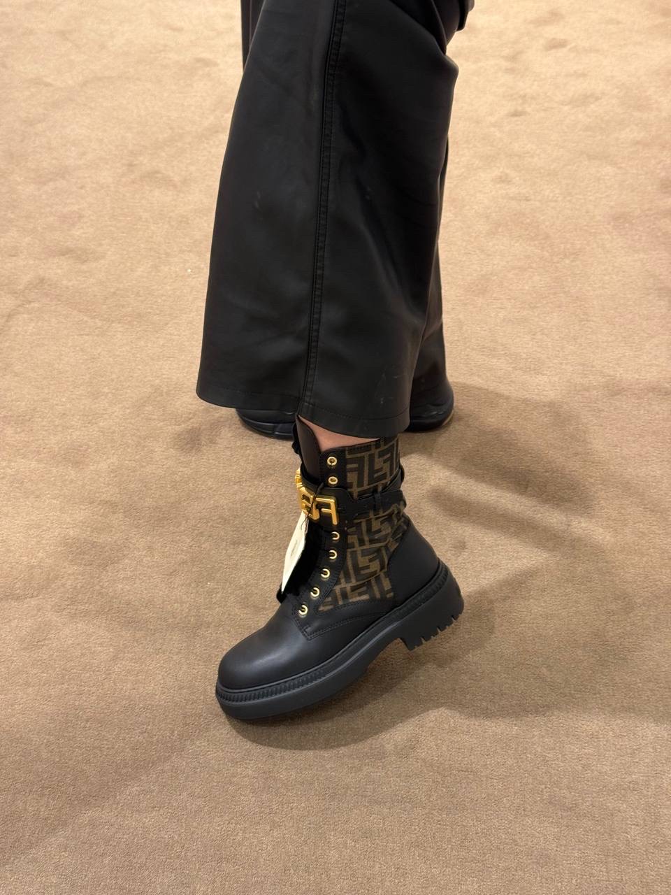 FENDI Boots side view - Women's luxury Shoes