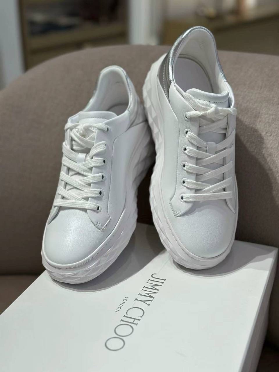 JIMMY CHOO Sneakers side view - Women's luxury Shoes