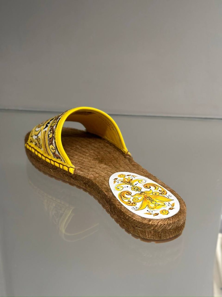 DOLCE & GABBANA Slides side view - Women's luxury Shoes