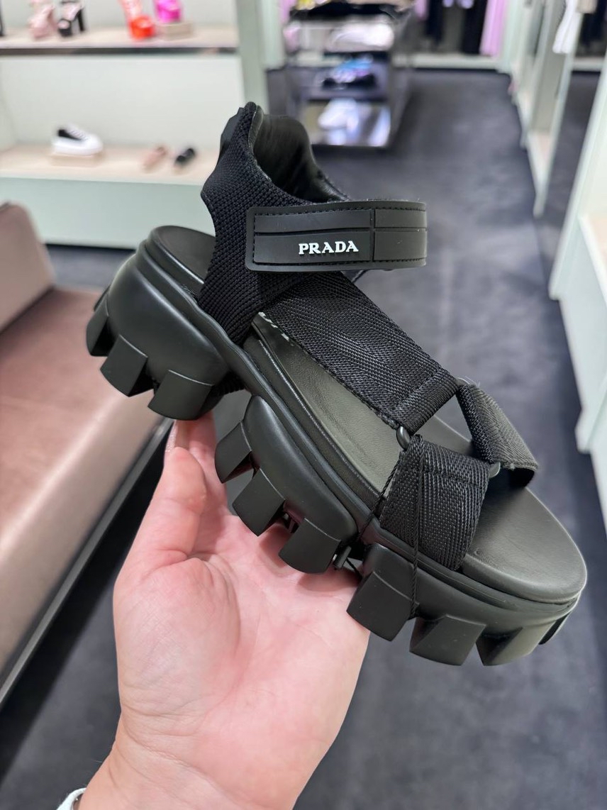 PRADA Sandals front view - Women's luxury Shoes