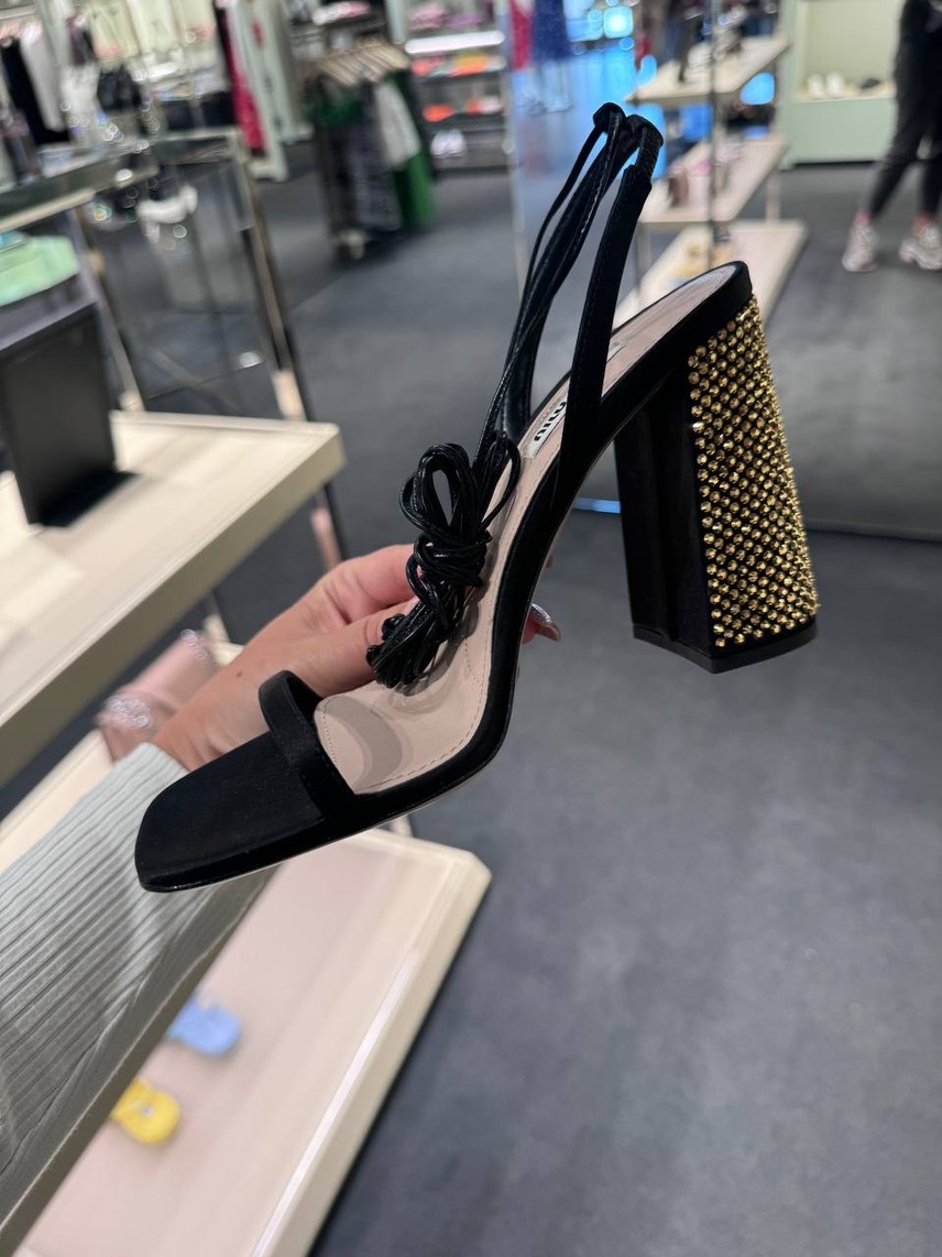 MIU MIU Sandals side view - Women's luxury Shoes