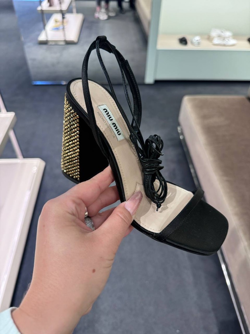 MIU MIU Sandals front view - Women's luxury Shoes