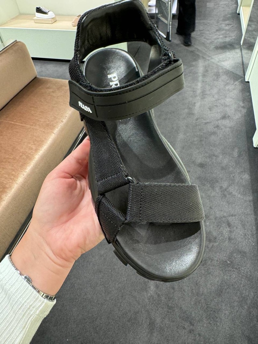 PRADA Sandals side view - Women's luxury Shoes