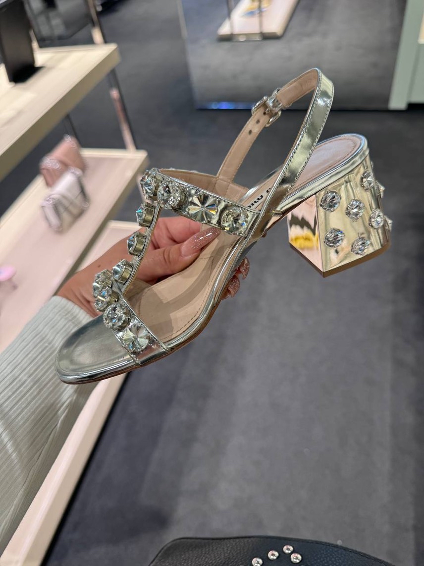 MIU MIU Sandals side view - Women's luxury Shoes