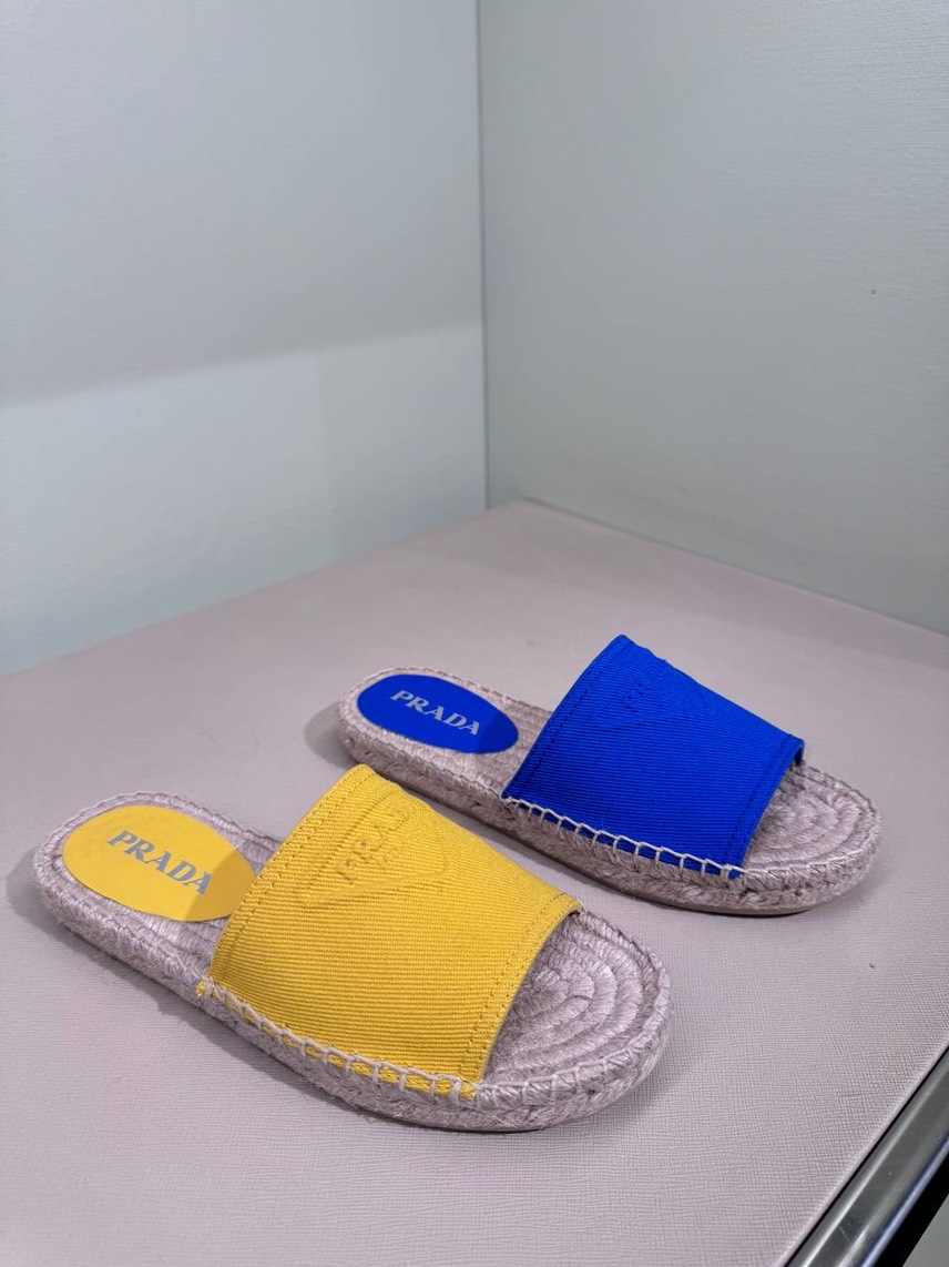PRADA Slides front view - Women's luxury Shoes