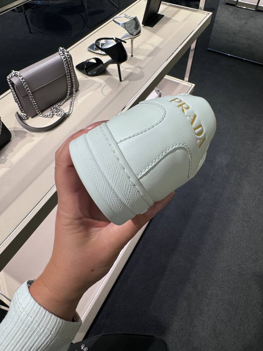 PRADA Sneakers side view - Women's luxury Shoes