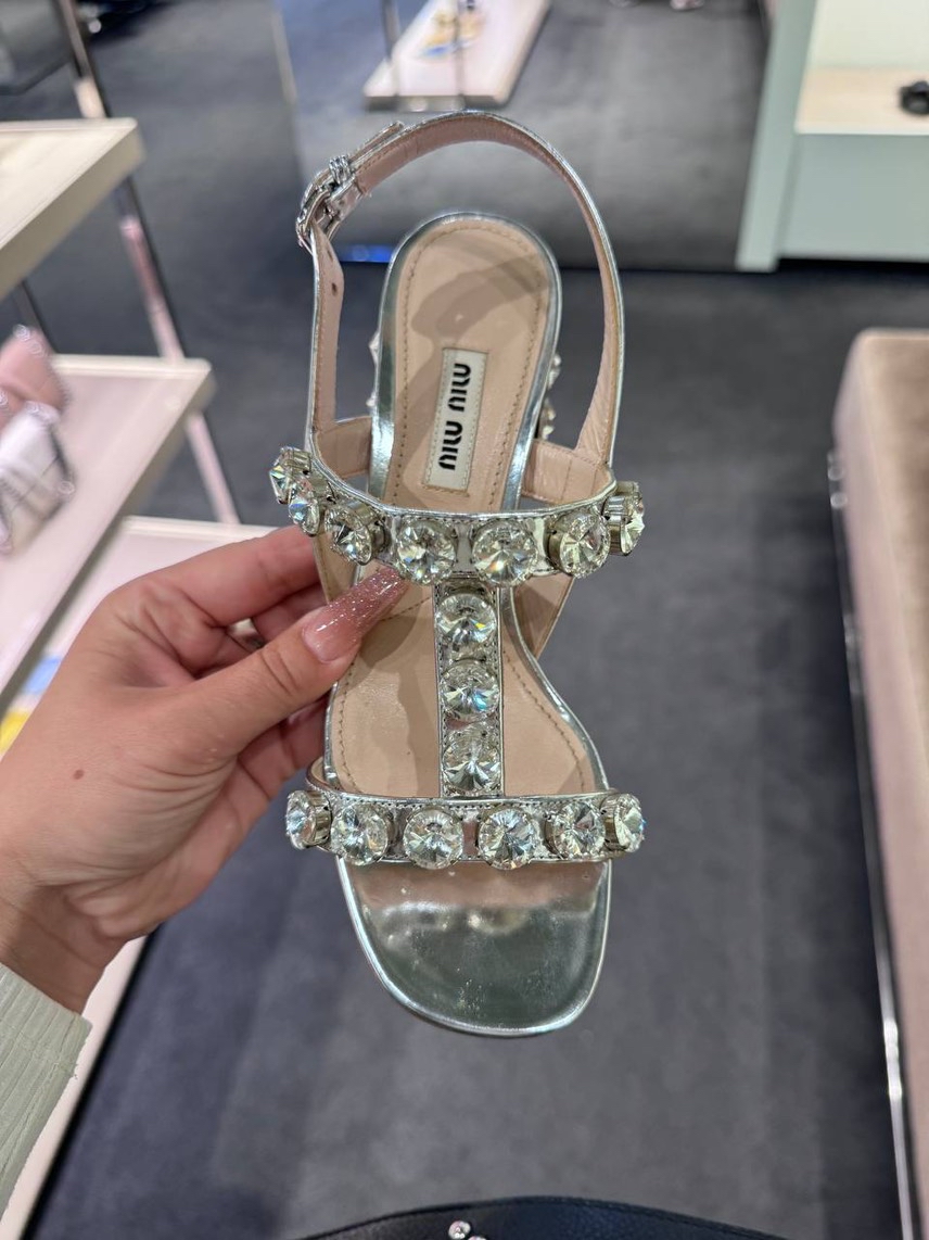 MIU MIU Sandals side view - Women's luxury Shoes