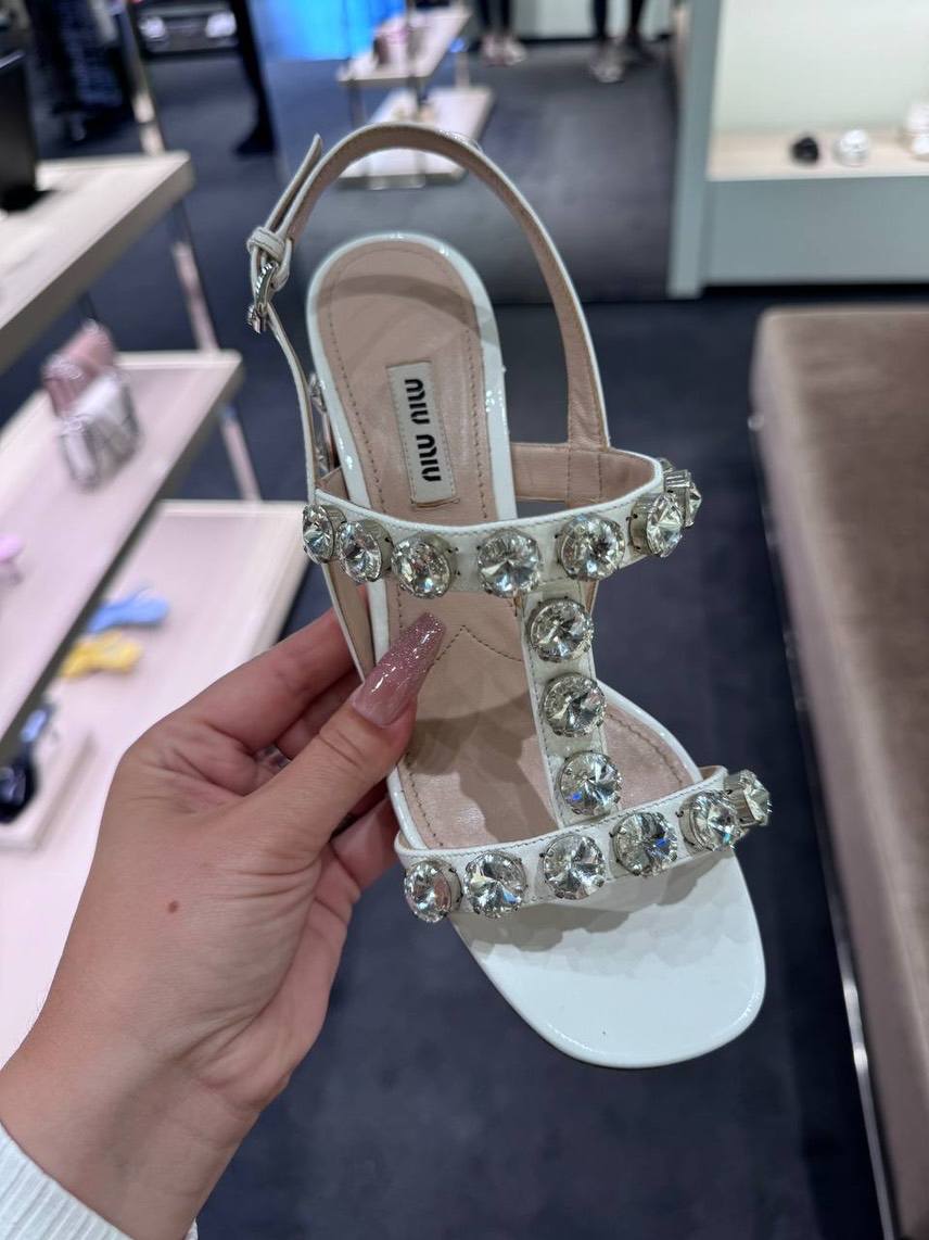 MIU MIU Sandals side view - Women's luxury Shoes