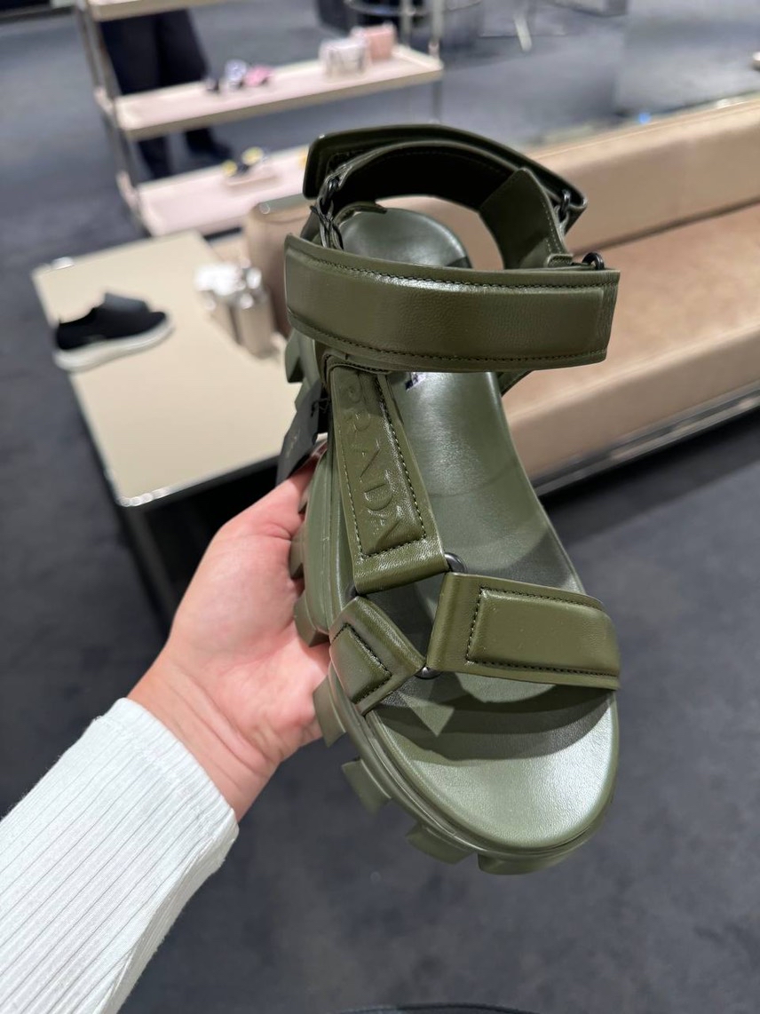 PRADA Sandals side view - Women's luxury Shoes