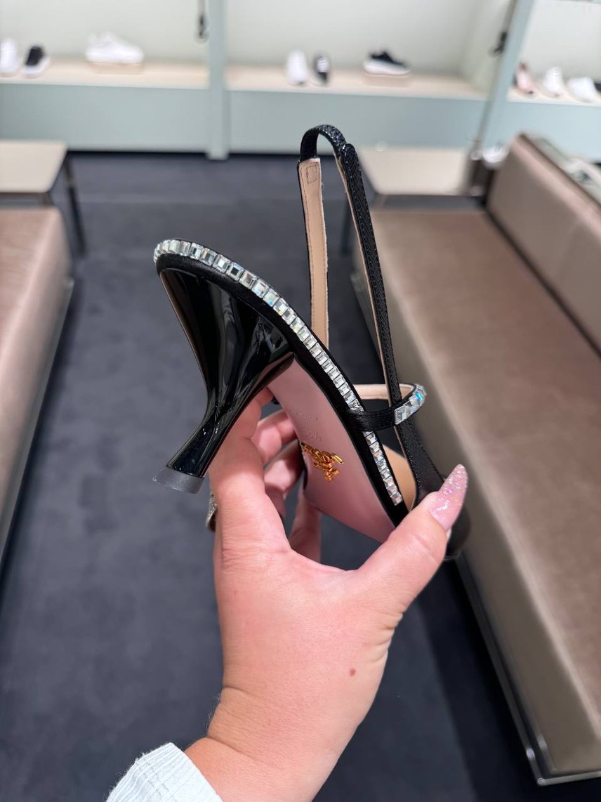 PRADA Sandals side view - Women's luxury Shoes