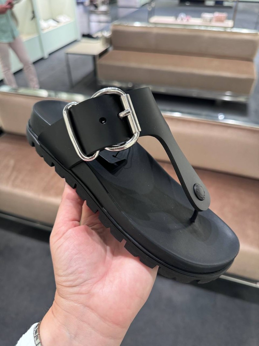 PRADA Slides front view - Women's luxury Shoes