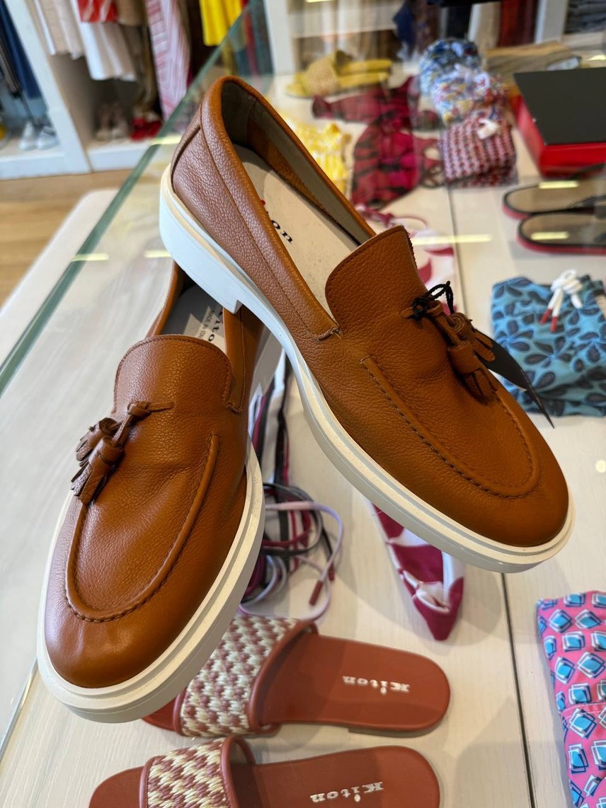 KITON Moccasins front view - Men's luxury Shoes